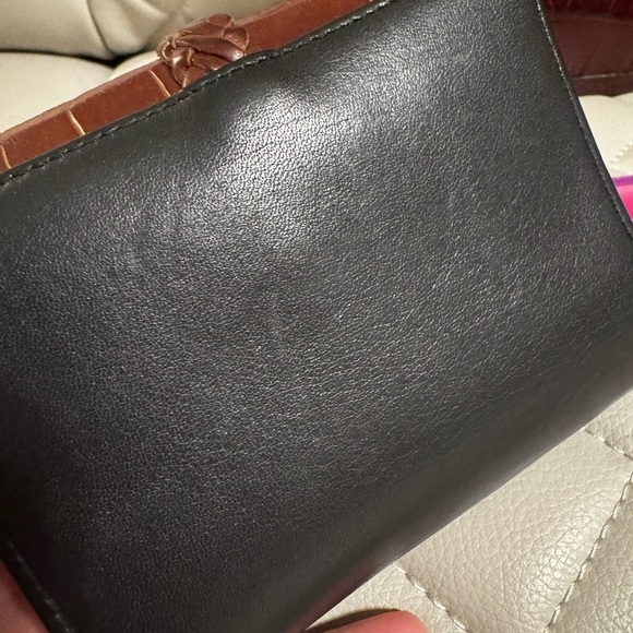 Elegant Black and Brown Brighton Handbag with Heart Accents - Picture 9 of 11